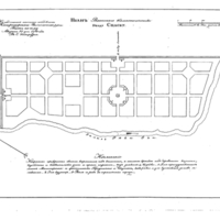 Plan of the town of Spask, Riazan Province