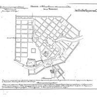 Plan of the town of Tikhvin, Novgorod Province
