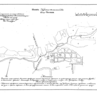 Plan of the town of Oboian', Kursk Province