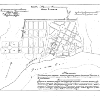 Plan of the town of Kashira, Tula Province