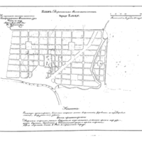 Plan of the town of Elets, Voronezh Province