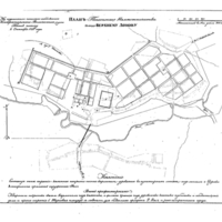 Plan of the town of Verkhnii Lomov, Penza Province