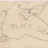 Hand-drawn outline map