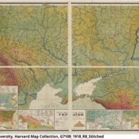 Physical Map of Ukraine