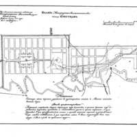 Plan of the town of Kresttsy, Novgorod Province