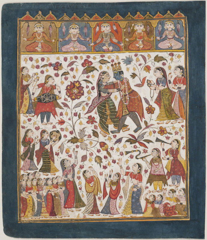 Krishna dances with one gopi.jpg Krishna dances with one gopi.jpg