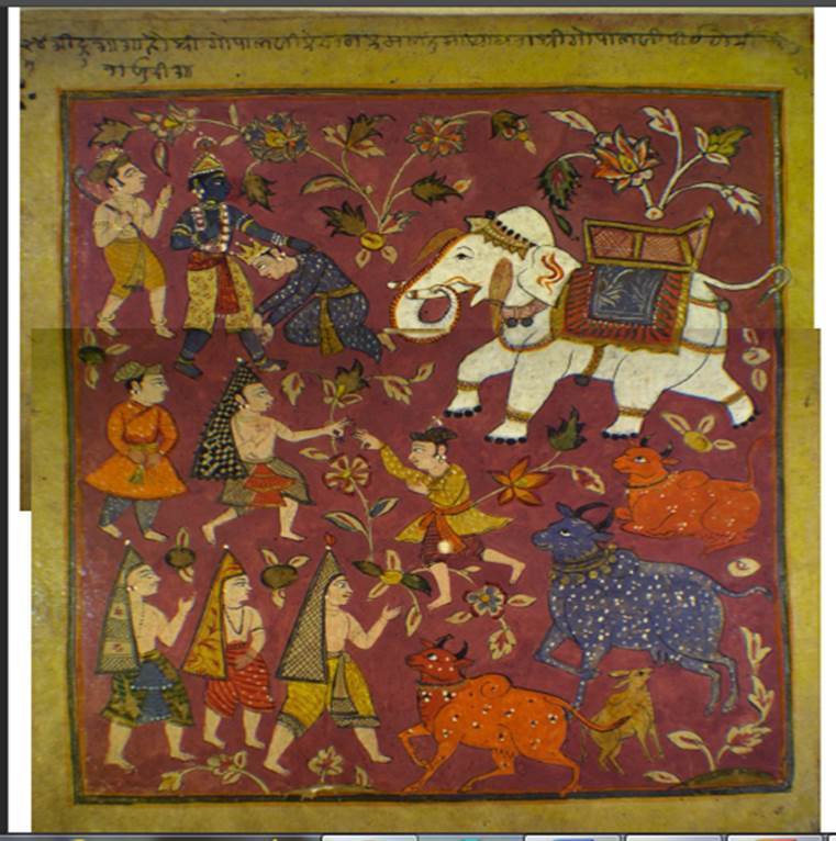Krishna receives homage from a prince.jpg