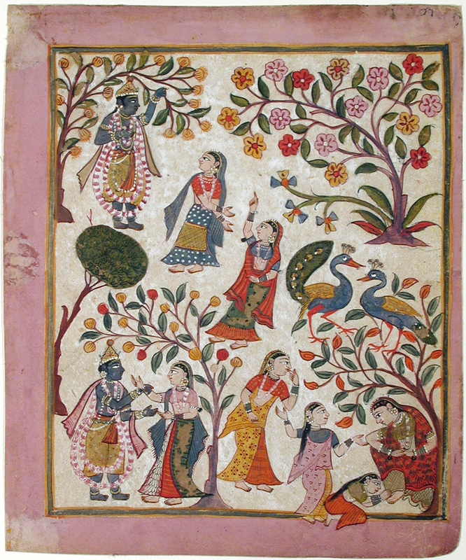 Krishna with gopis in the forest.jpg