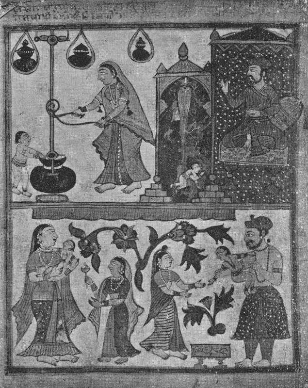 Krishna asking for butter_showing Yashoda his mouth.jpg Krishna asking for butter_showing Yashoda his mouth.jpg