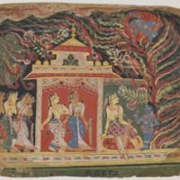 Krishna Defeats Trinavarta, the Demon Whirlwind