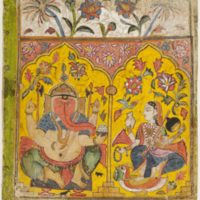 Ganesha and Saraswati