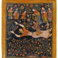 Demon Putana killed by baby Krishna