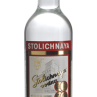Bottle of Stolichnaya vodka