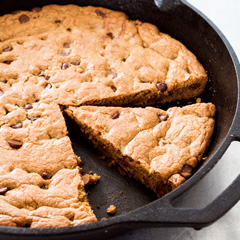 Cast-Iron Skillet Chocolate Chip Cookie