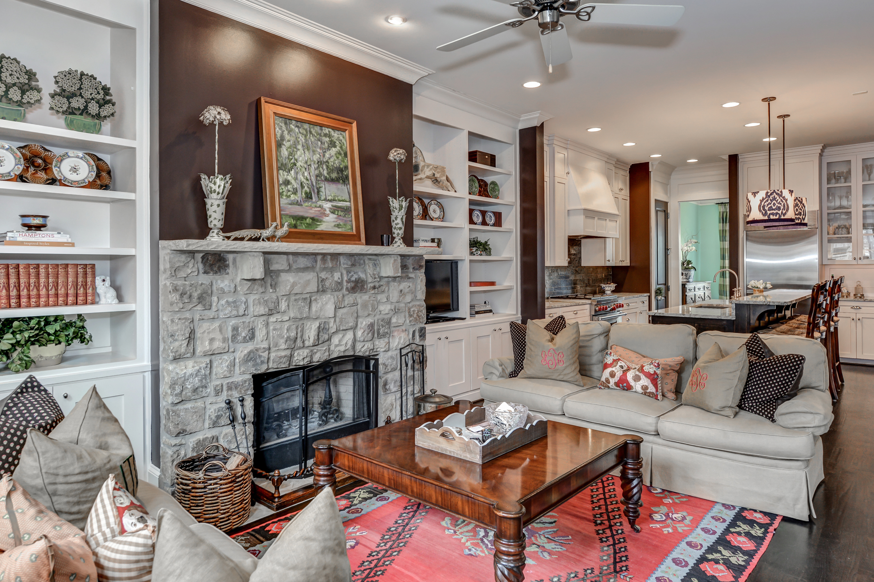 Charm Abounds in This Sophisticated Historic Brookhaven Town Home