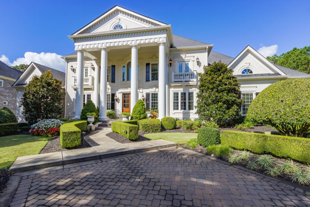 Southern Colonial Estate with English Gardens and Impressive Pool