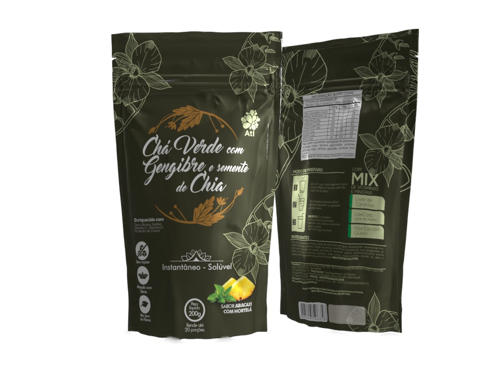 CHÁ VERDE COM GENGIBRE