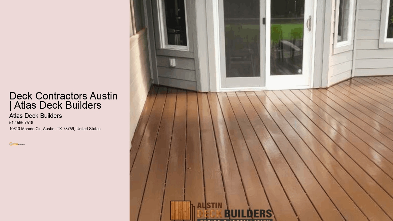 Deck Contractors Austin | Atlas Deck Builders