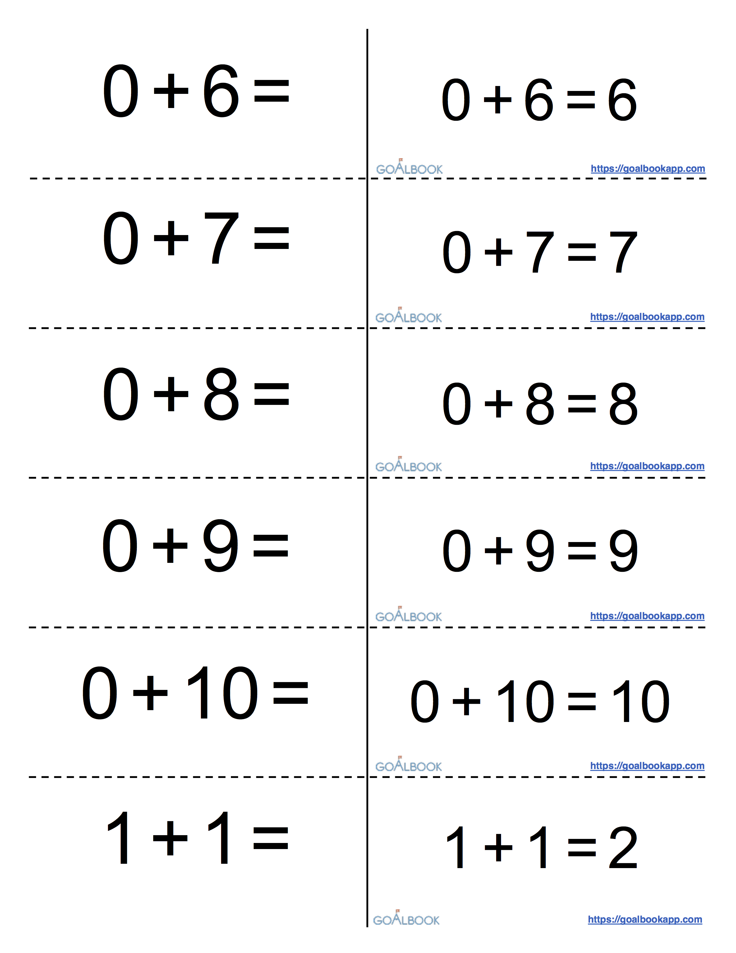 Addition Flash Cards Printable Pdf Math Flashcards Udl Strategiesmath