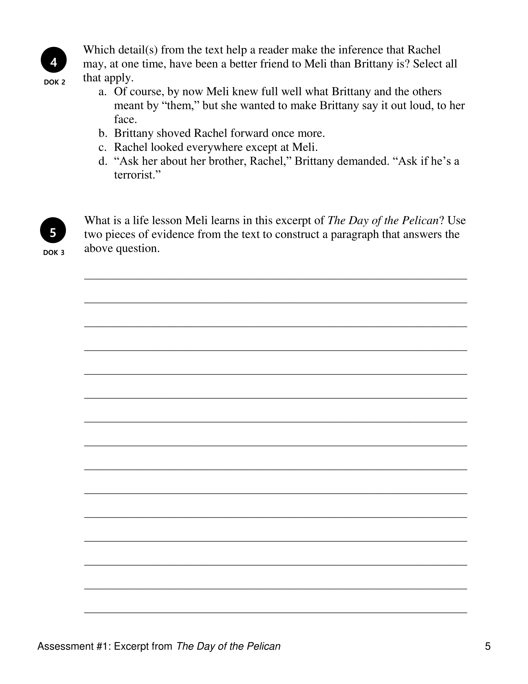 RL.6.2 Analyze Theme and Supporting Details | Reading: Literature | 6th