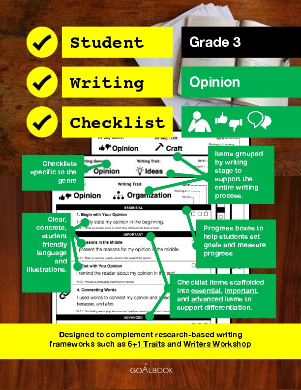 Writing Checklist UDL Strategies