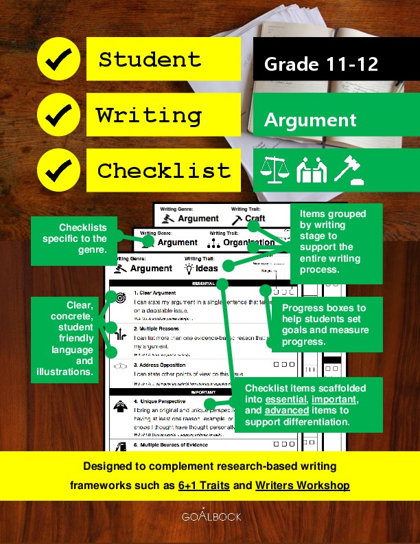 Writing Checklist UDL Strategies