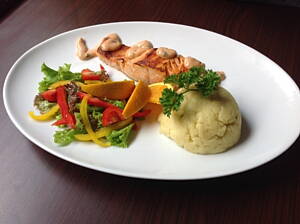 plato con productos dieteticos