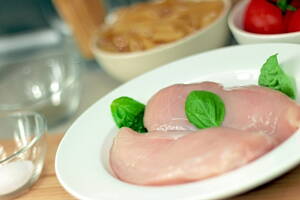 pieza de pollo