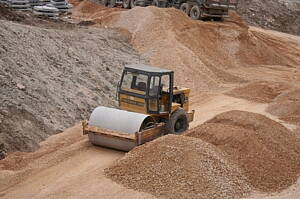 obtaining sand for building construction and concrete production