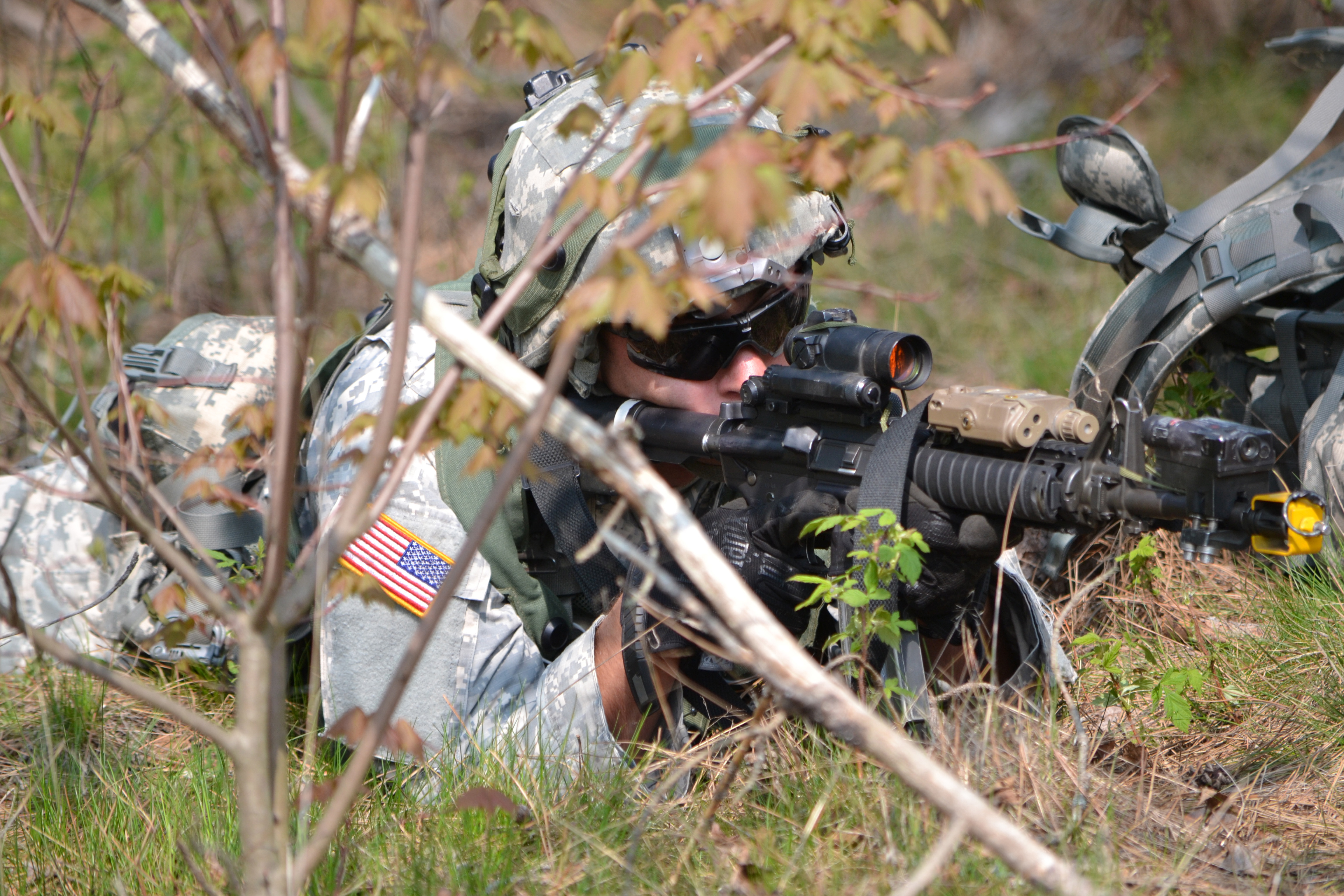 Army National Guard Troops deploy for training tomorrow from Hancock