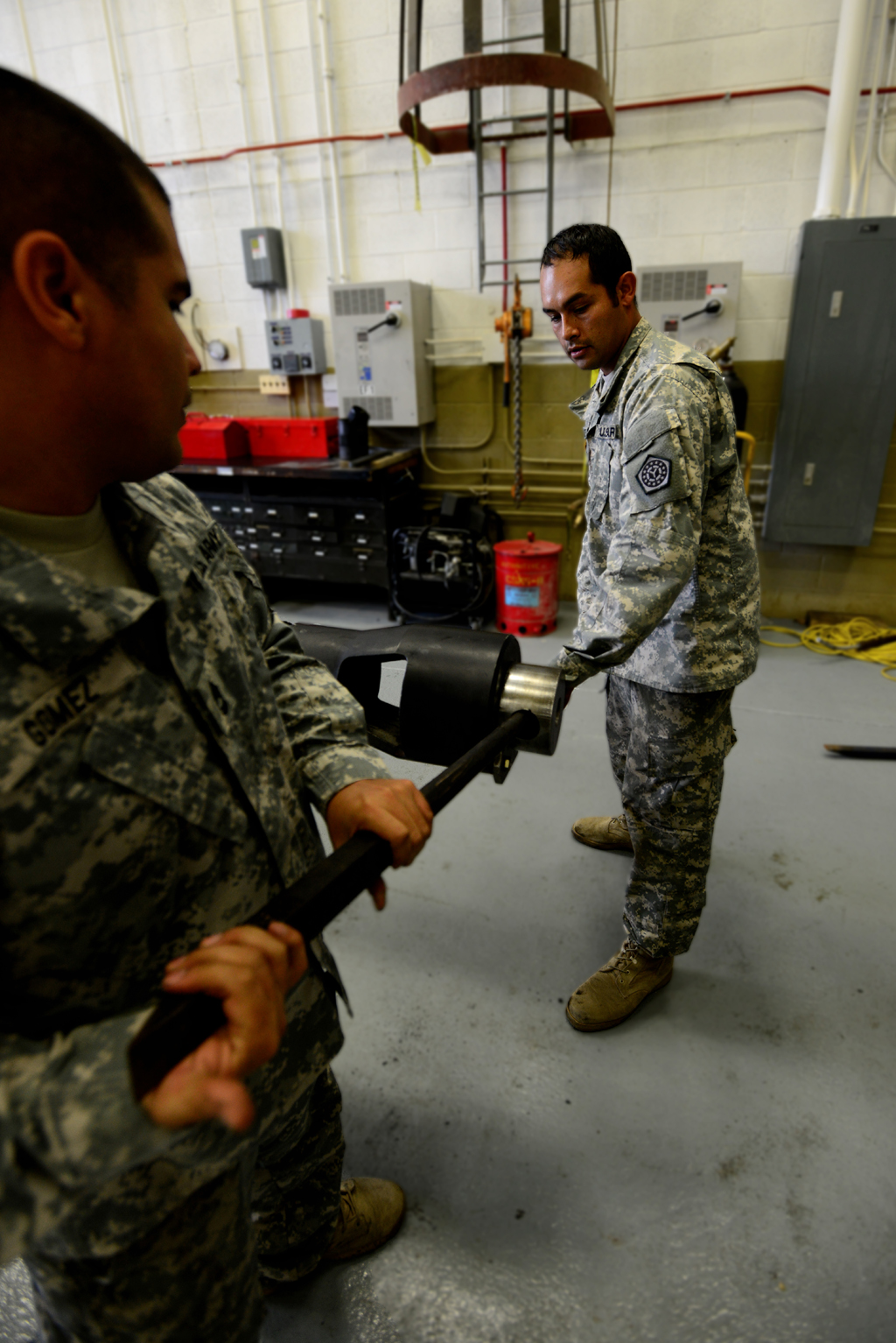 North Riverside Armory Illinois Guard Soldier's Invention to Save Army Hundreds of Thousands ...