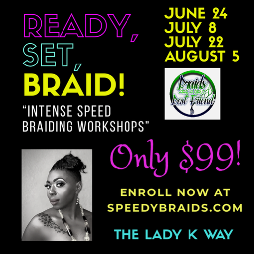 Intense Speed Braiding Buy Tickets in Vallejo Ticketbud