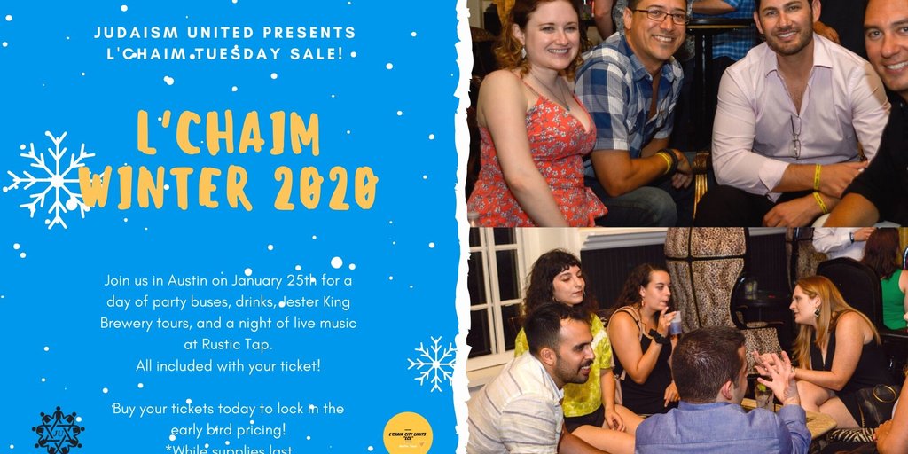 L'Chaim Winter 2020 Banner