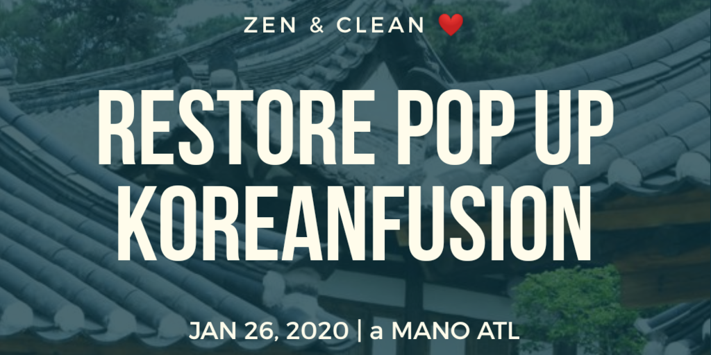 RESTORE POP UP - zen & clean by Koreanfusion  Banner