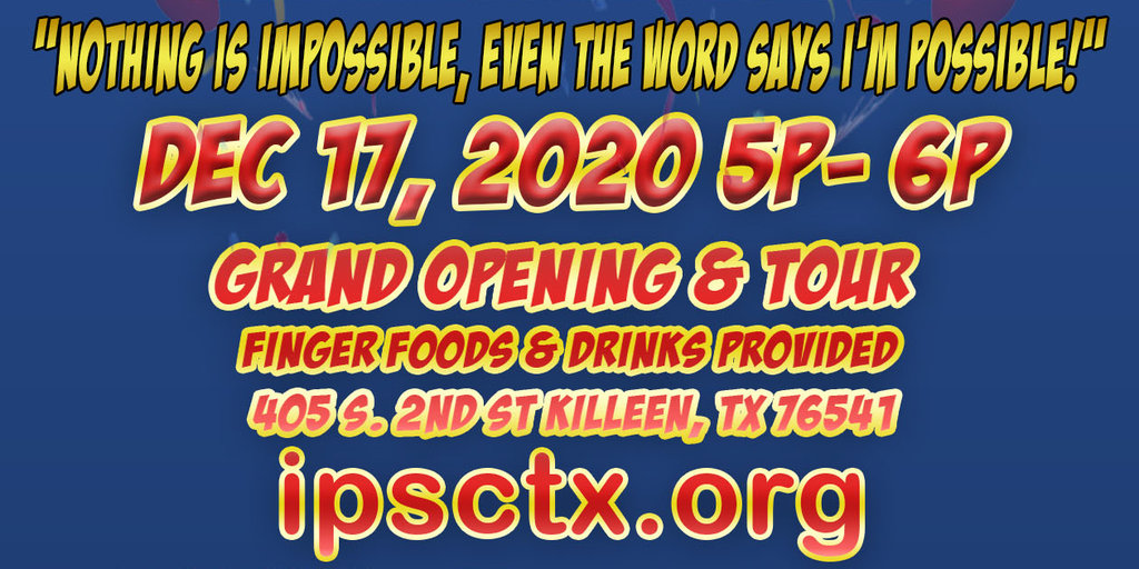 ImPossible Teen Center Grand Opening Banner