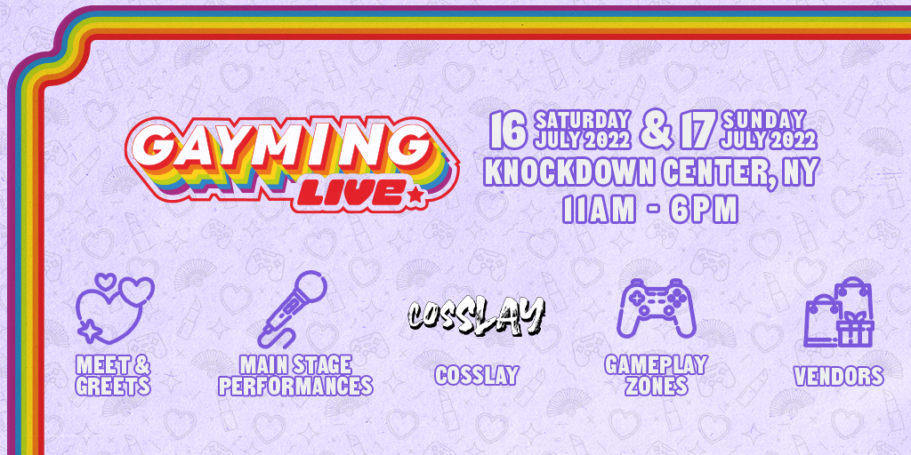 Gayming LIVE 2022 [CANCELLED] Banner