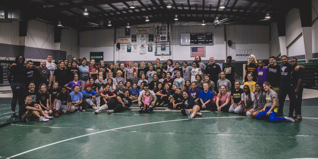 Lady Pride Wrestling Camp Banner