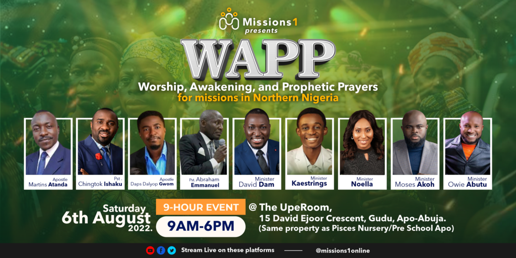 Worship, Awakening, and Prophetic Prayers (WAPP) Banner
