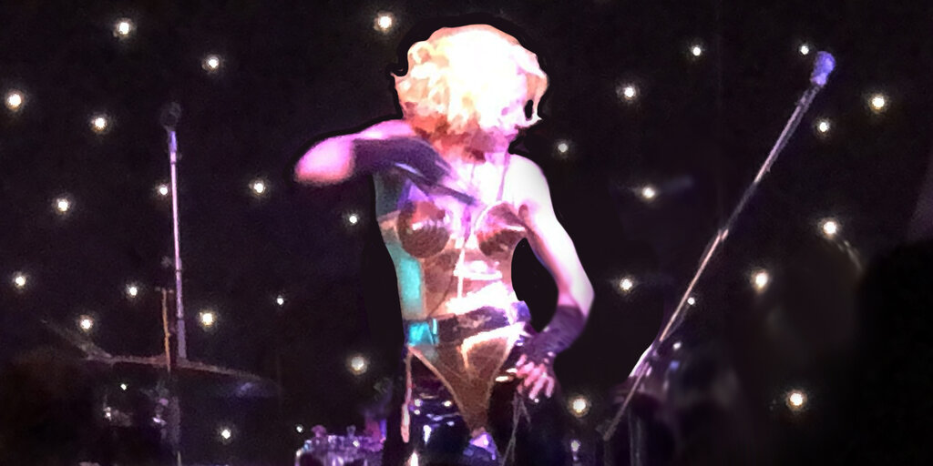 THE BLONDE AMBITION '80s SHOW Banner