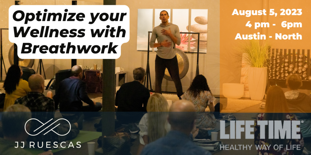 Optimize your Wellness with Breathwork - Aug, 2023 Banner