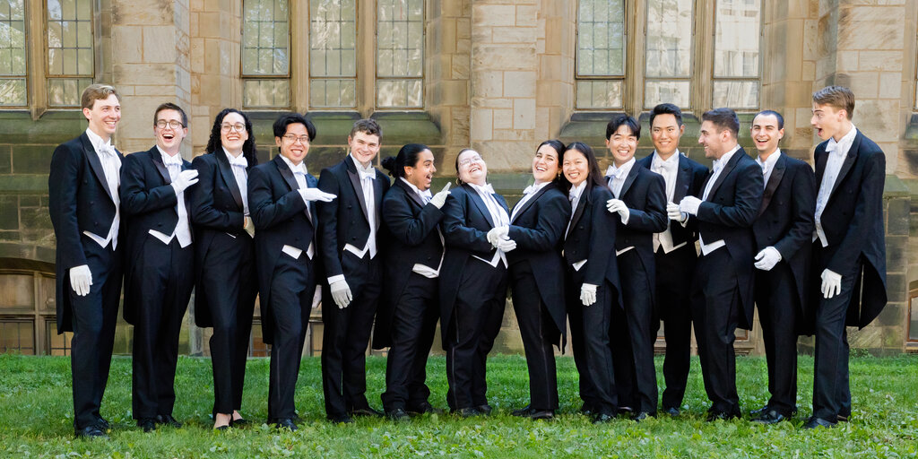 The Yale Whiffenpoofs in Boston | Eliot Church of Newton Banner