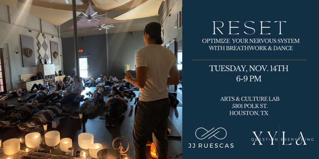 Reset - Optimize your Nervous System with Breathwork & Dance Banner