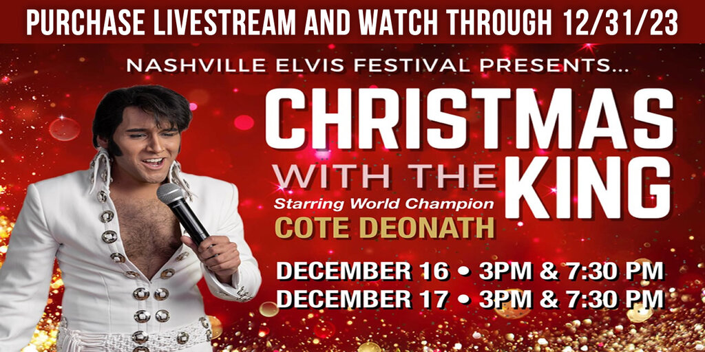 6th Annual Christmas with the King: A Holiday Tribute to Elvis Livestream Banner