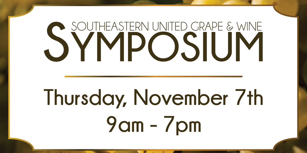 2024 Southeastern United Grape and Wine Symposium Banner