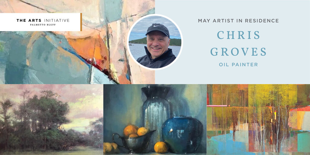 Chris Groves - May Artist in Residence Banner