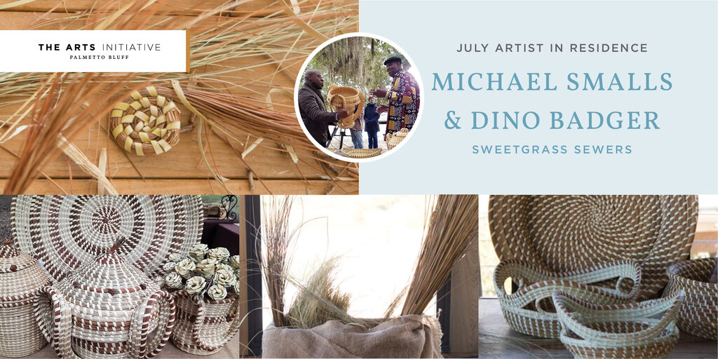 Michael and Dino - Sweetgrass Summer Series - July Artist in Residence Banner
