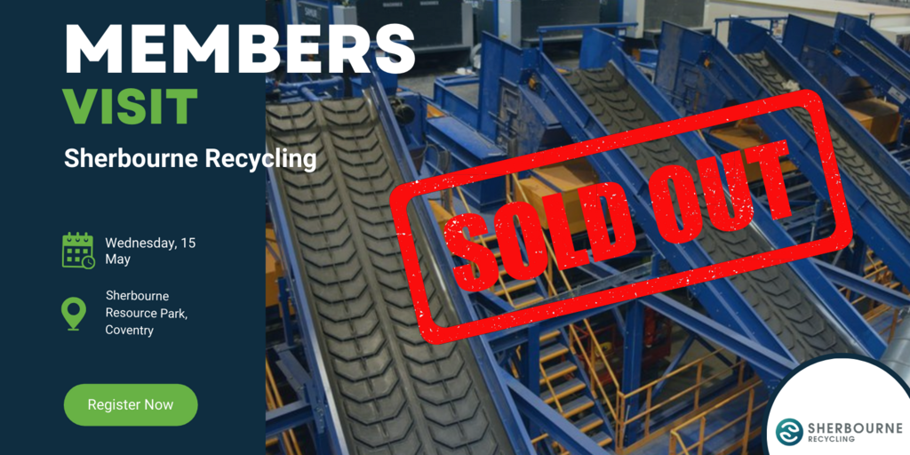 RECOUP Members site visit to Sherbourne Recycling Banner