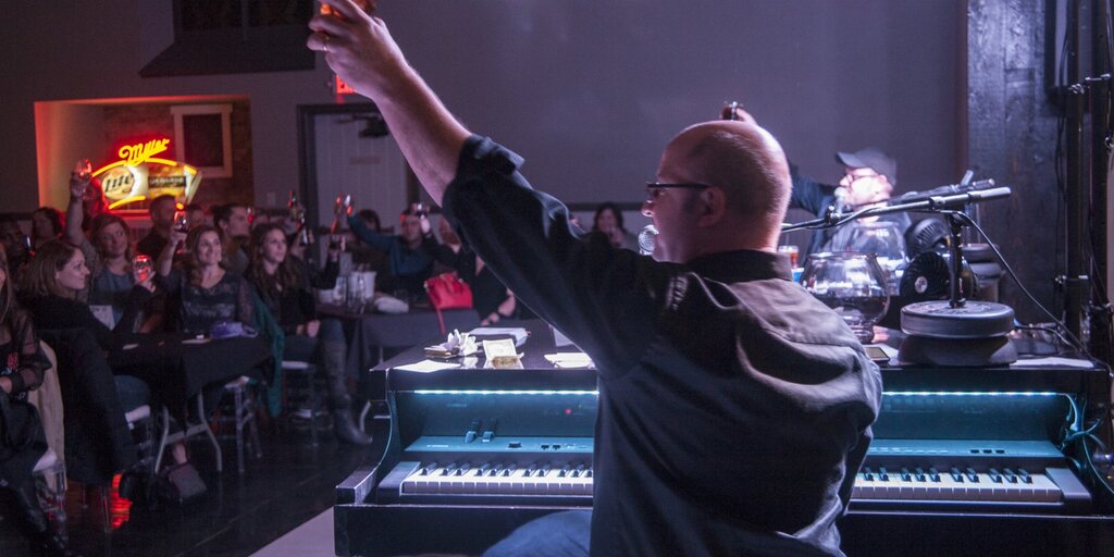 NEW Dueling Pianos & Dinner Show at Door County Gala Banner