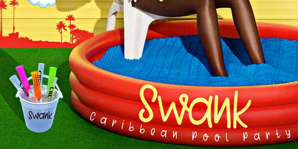 SWANK CARIBBEAN POOL PARTY Banner