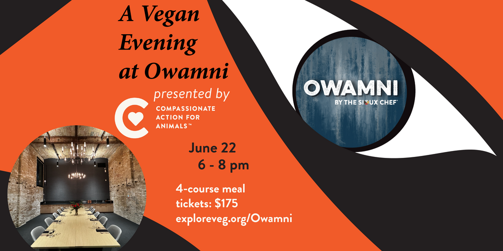 A Vegan Evening at Owamni Banner